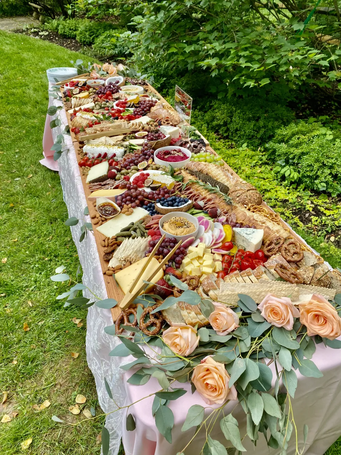 luxury grazing table for large corporate and private events