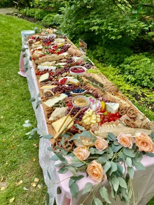 luxury grazing table for large corporate and private events
