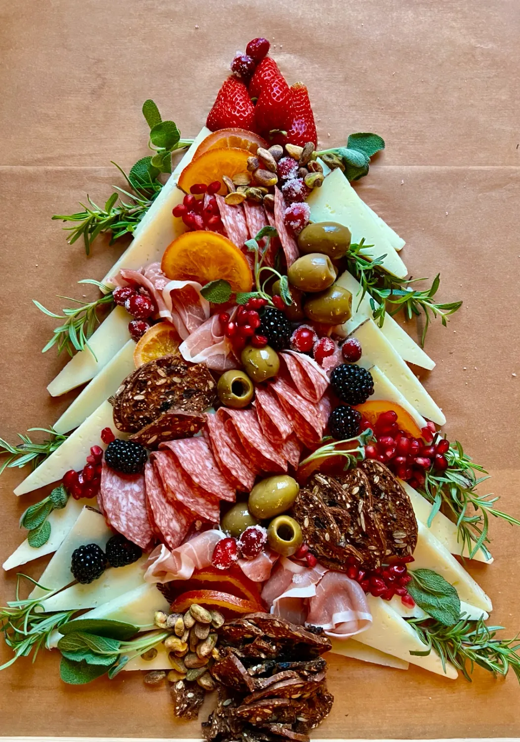 Christmas Tree Charcuterie Platter
