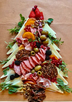 Christmas Tree Charcuterie Platter