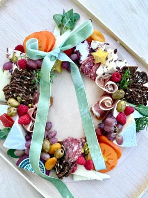 Christmas Wreath Charcuterie Platter