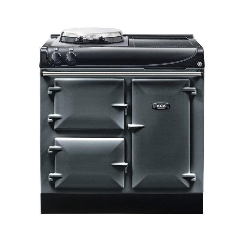 AGA R3 Series 90 Electric with Induction Hob Range Cooker, Colour: Slate