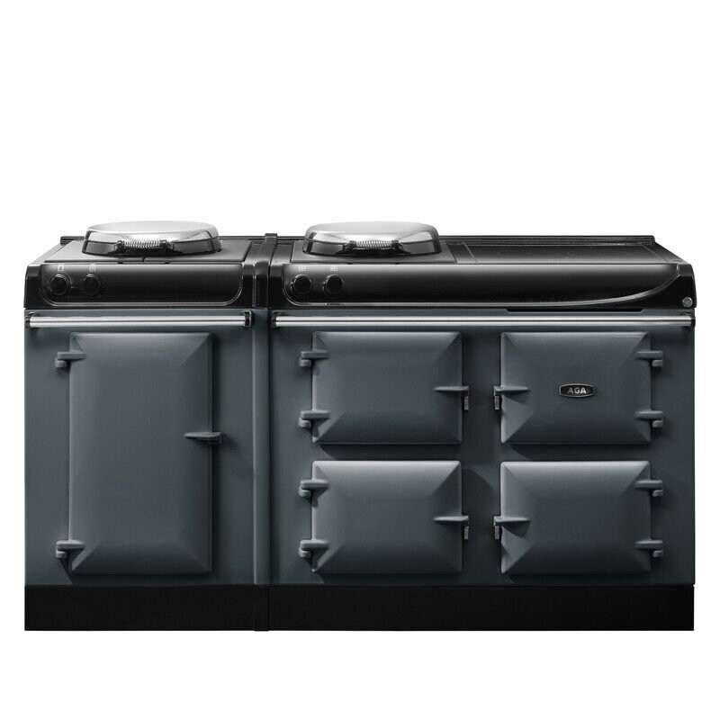AGA R3 Series 170 Electric with Induction Hob Range Cooker, Colour: Slate