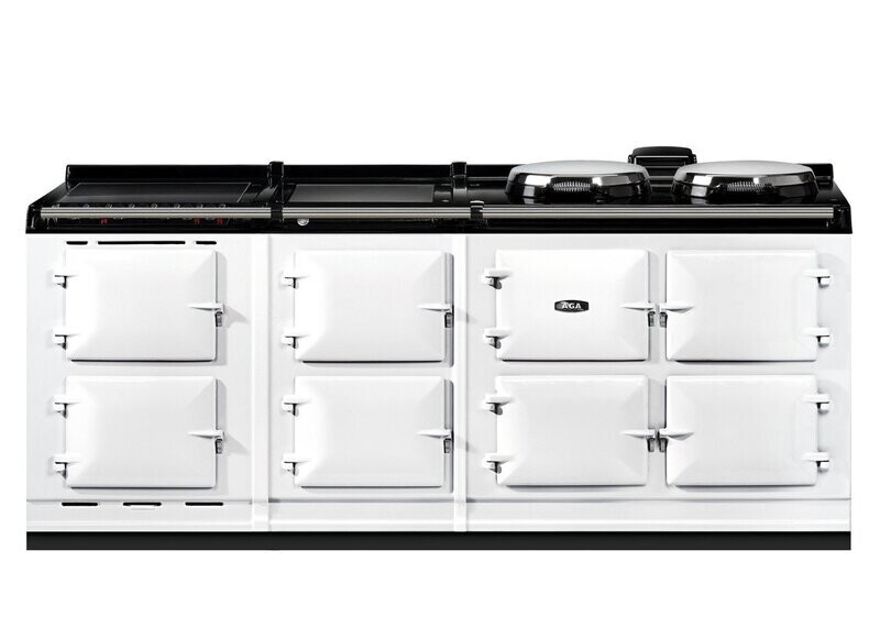 AGA R7 Series 210 Electric with Warming Plate + Ceramic Hob Range Cooker - R72107ERWE