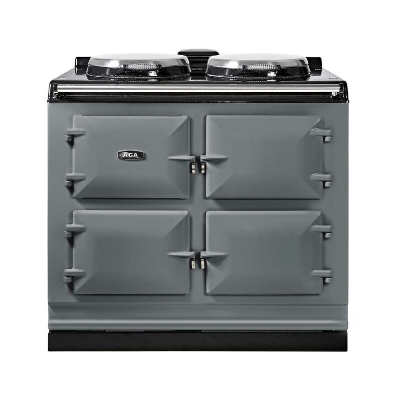 AGA ER7 Series 100 Electric with Twin Hotplates Range Cooker, Colour: Slate