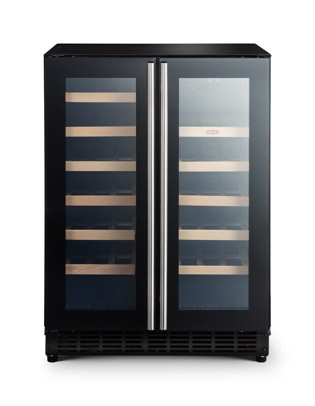 AGA 60cm Dual Zone Two Door Undercounter Wine Cabinet - ADZ6040BL