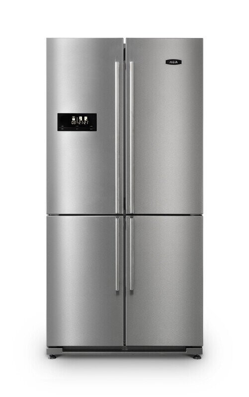 AGA SXS Fridge Freezer stainless steel