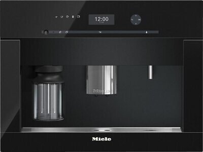 Miele CVA 6401 Coffee Machine bean to cup - Obsidian Black Finish OUTLET CENTRE MIELE