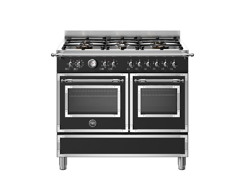 Bertazzoni 100cm Heritage Series 6 Burner Electric Double Oven - HER106L2ENET / HER106L2EAVT