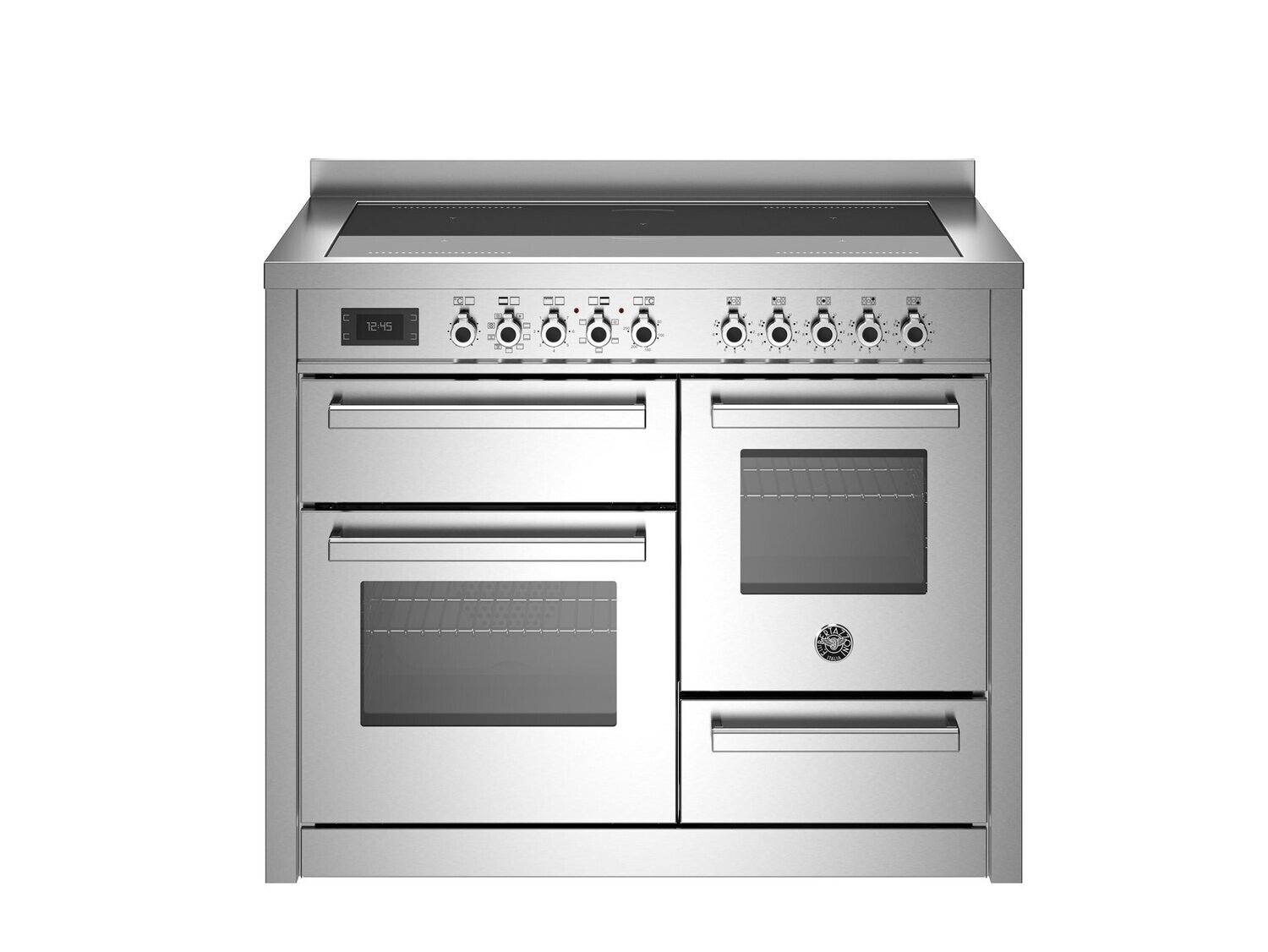 Bertazzoni 110cm Professional Series Induction Top Electric Triple Oven, Colour: Stainless Steel