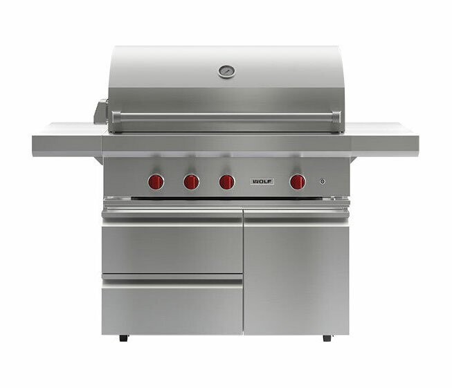Wolf 91cm Freestanding Gas Barbecue ICBOG36C