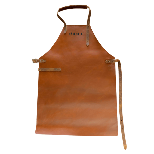 Wolf BBQ Leather Apron