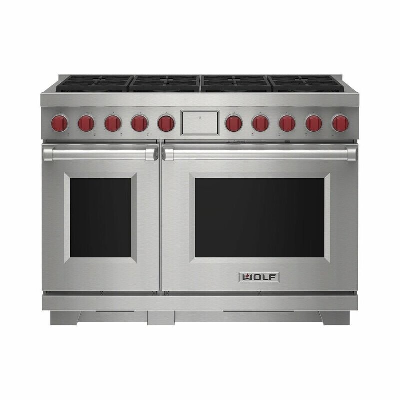 Wolf Dual Fuel Range, 8 Burner ICBDF48850/S/P
