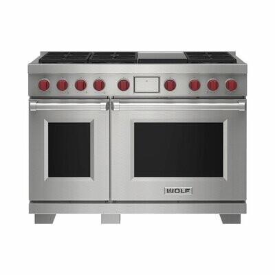 Wolf Dual Fuel Range, 6 Burner and Griddle IN STOCK