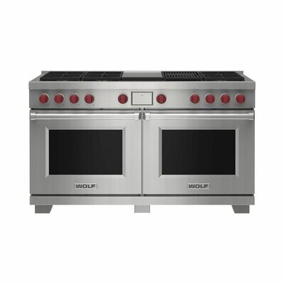 Wolf Dual Fuel Range, 6 Burner with Chargrill and Griddle
