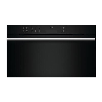 Wolf M Series Contemporary Black Glass Convection Steam Oven