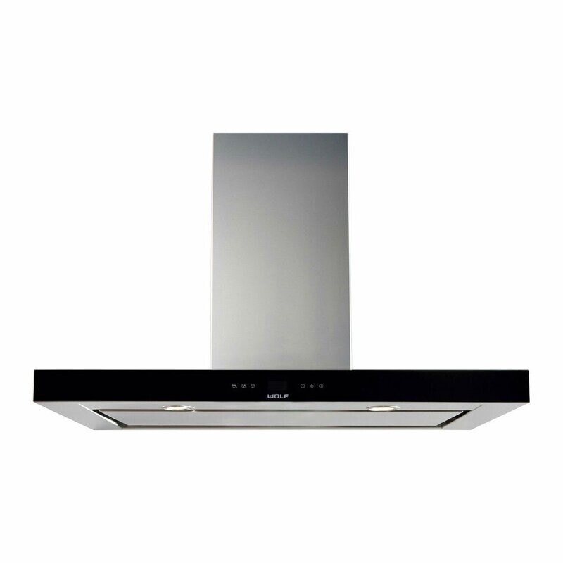 Wolf Cooktop Wall Hood / Black ICBVW36B