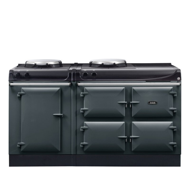 AGA ER3 Series 160 Electric with Induction Hob Range Cooker - ER31605EI, Colour: Slate