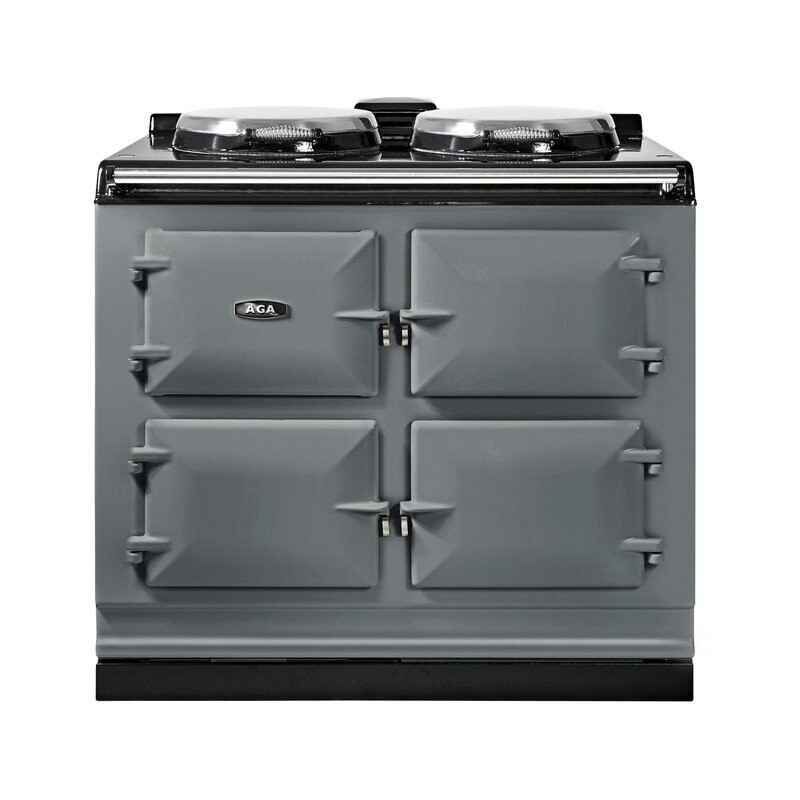 AGA R7 Series 100 Electric with Twin Hotplates Range Cooker, Colour: Slate