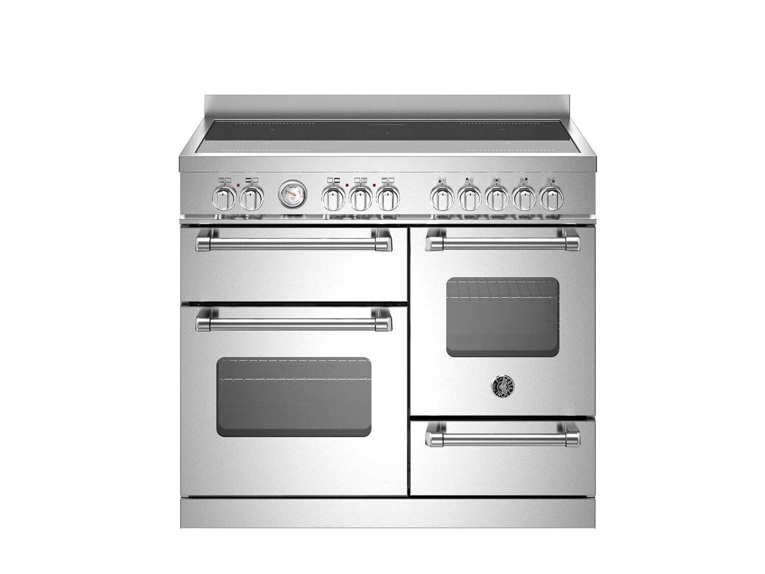 Bertazzoni 100cm XG Master Series Induction Top Electric Triple Oven, Colour: Stainless Steel