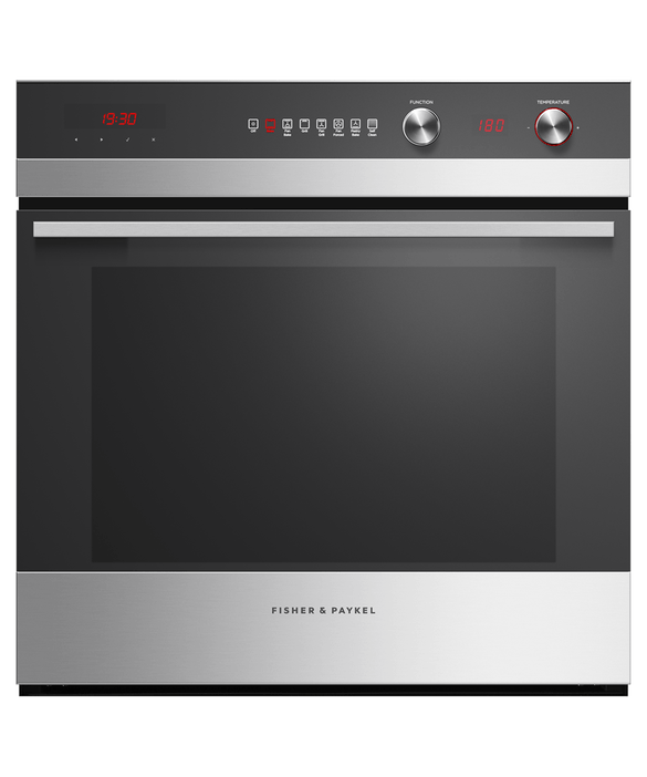Fisher & Paykel OB60SC7CEPX1 - Built In Single Oven Electric Stainless Steel / Black Glass