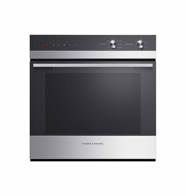 Fisher & Paykel OB60SC7CEX1 - Built In Single Oven Electric Stainless Steel / Black Glass