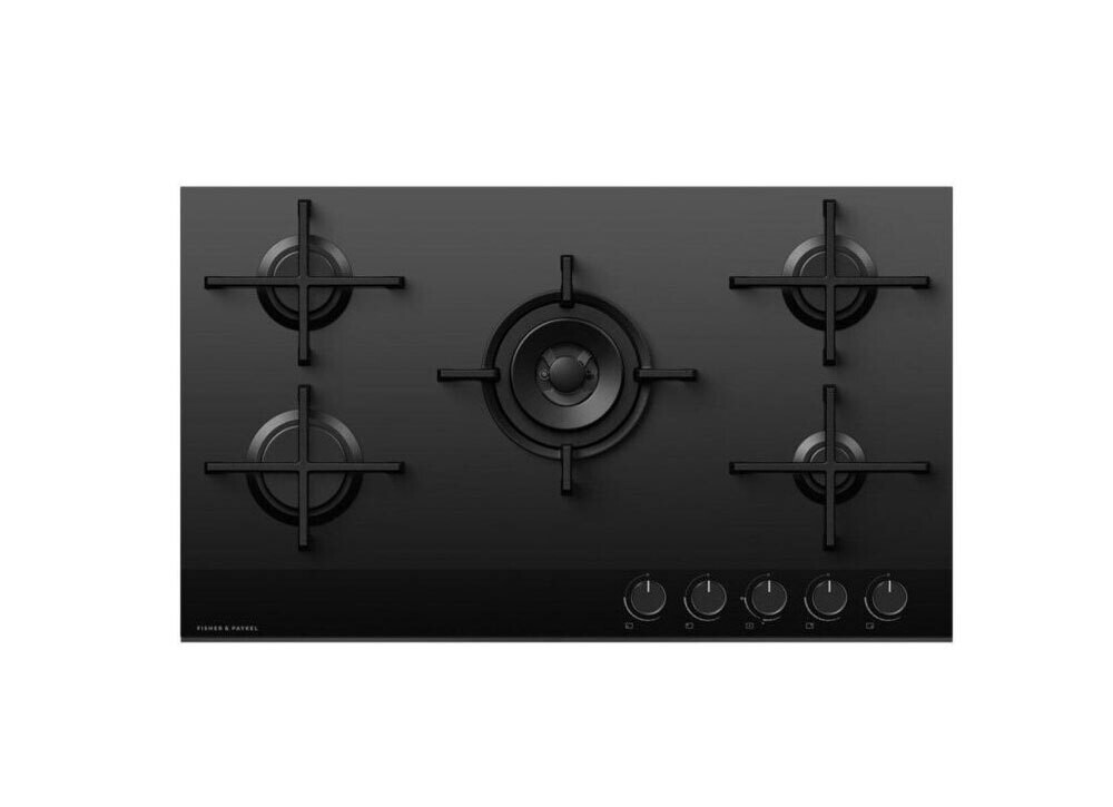 Fisher & Paykel 900mm Gas Hob Black
