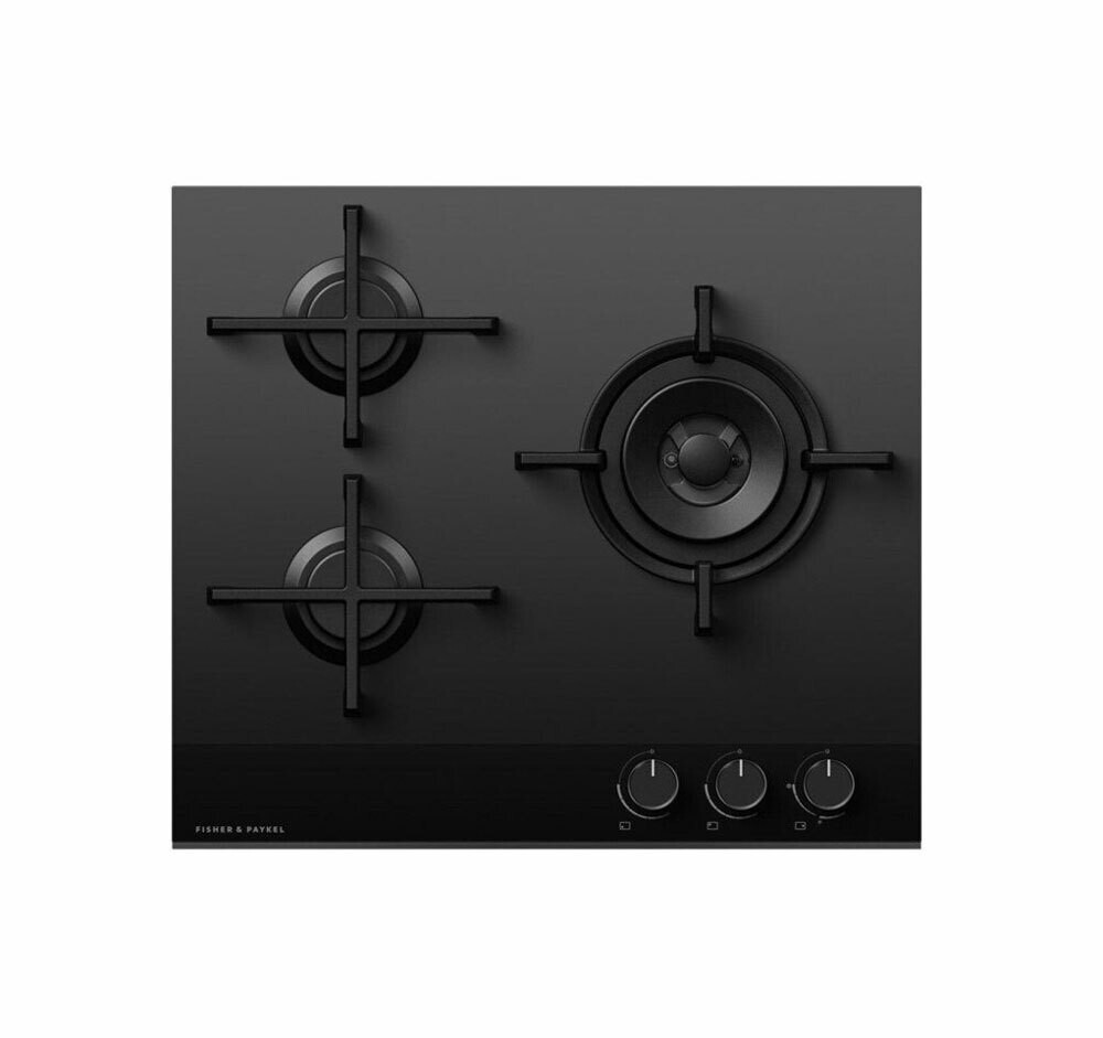 Fisher & Paykel 600mm Gas Hob Black
