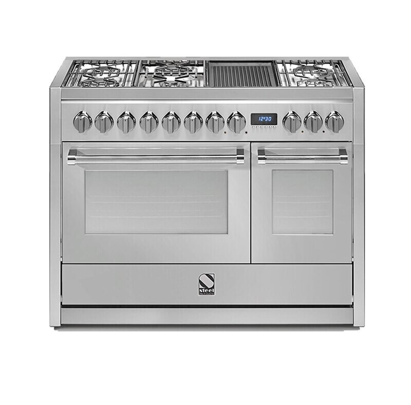 Steel Cucine Genesi 120cm Double Oven Range Cooker - GQ12SF-6M