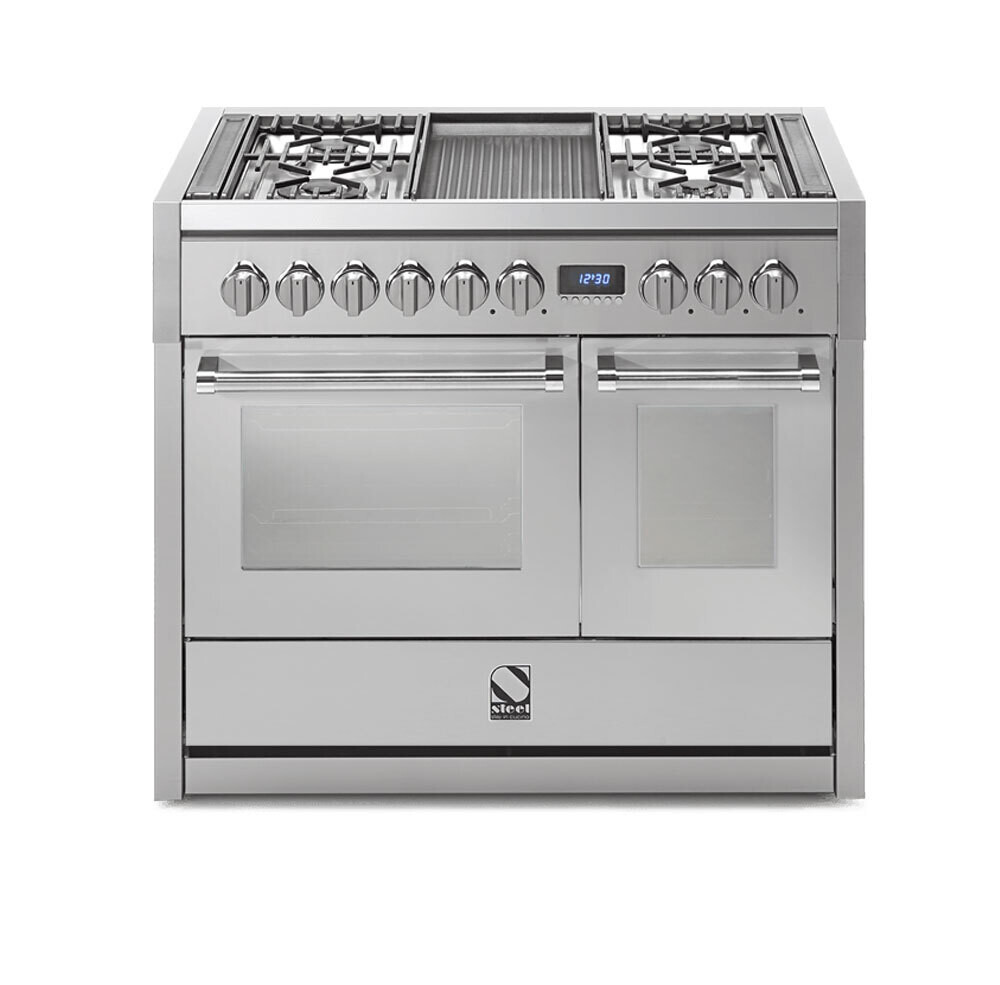 Steel Cucine Genesi 100cm Double Oven Range Cooker - GQ10SF-6W