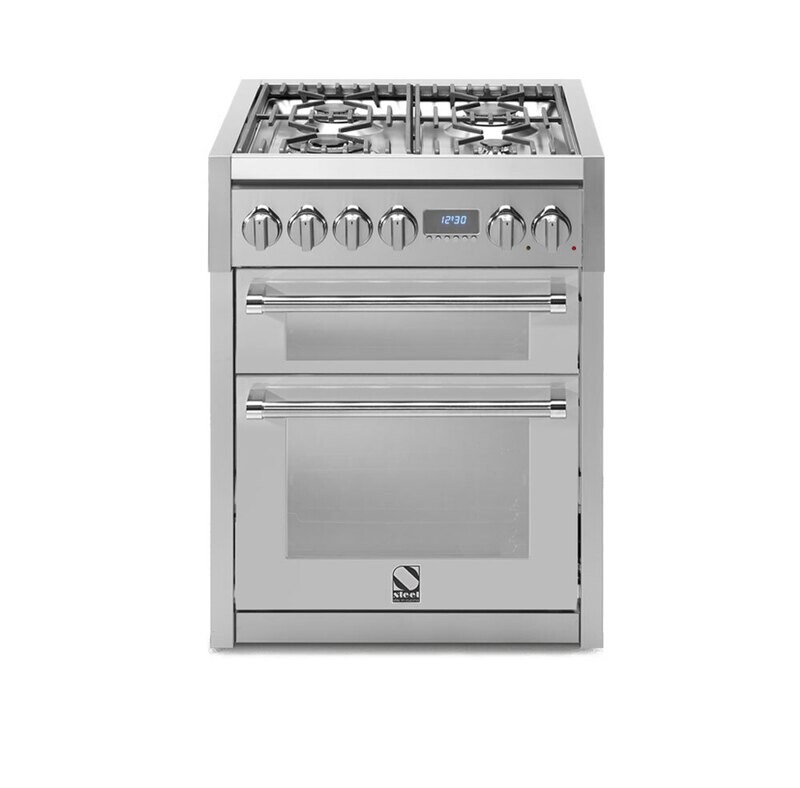 Steel Cucine Genesi 70/2 Double Oven Range Cooker - GQ7SF-4
