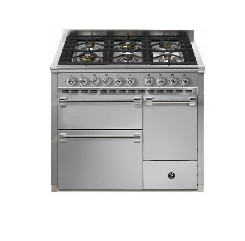 Steel Cucine Ascot 100/3 Triple Oven Solid Door Range Cooker - AQ10SFF-D