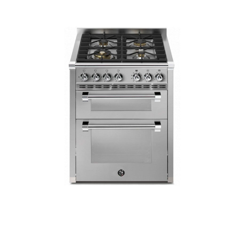 Steel Cucine Ascot 70/2 Double Oven Range Cooker, Colour: Stainless Steel