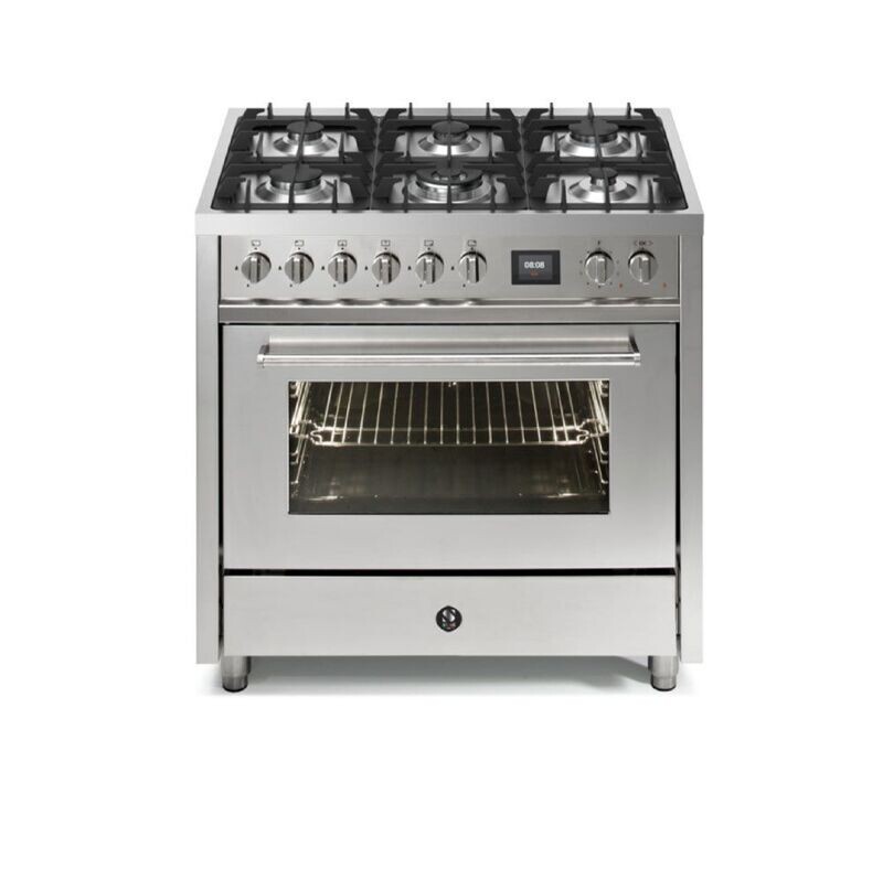 Steel Cucine Enfasi 90cm Single Oven Range Cooker - EQ9F-6