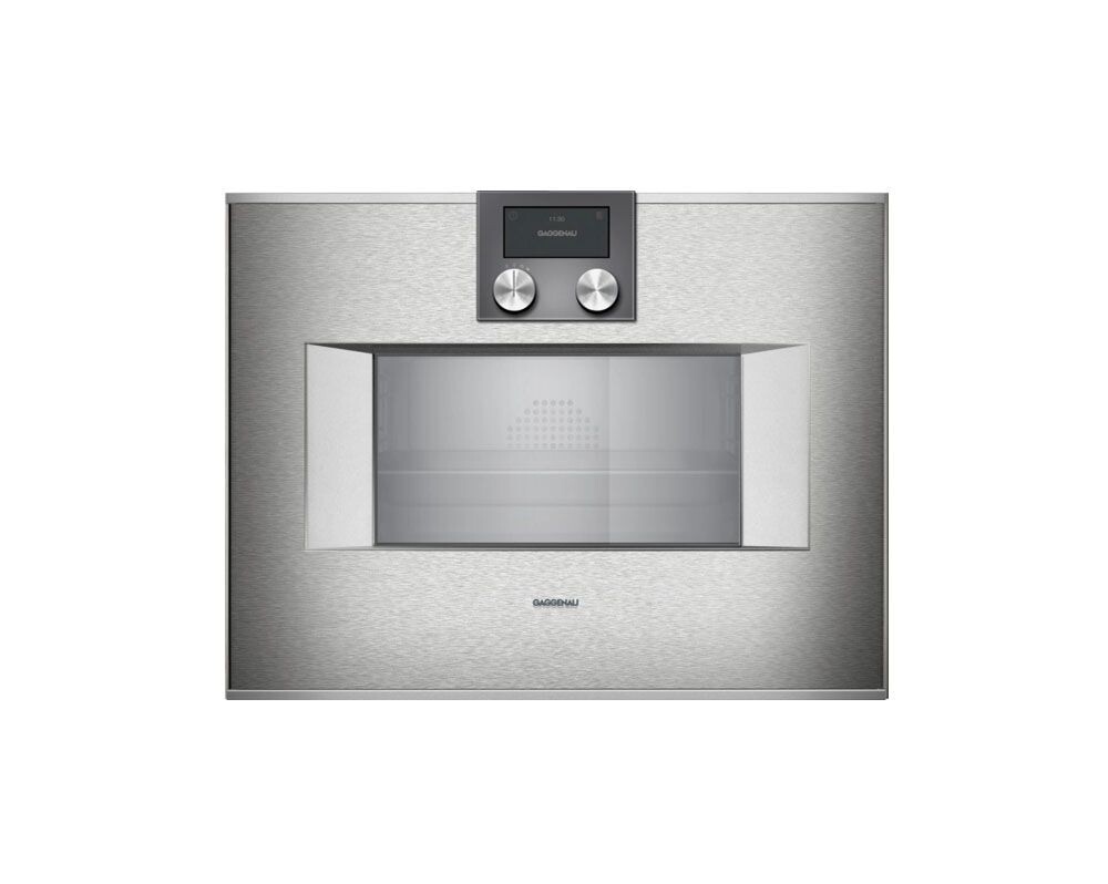 Gaggenau 400 series Combi-steam oven - left hand door hinge, Finish: Stainless Steel