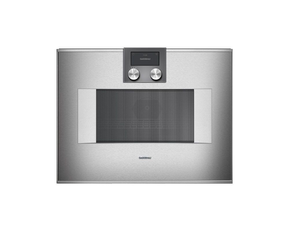 Gaggenau 400 series Combi-microwave oven - right hand door hinge, Finish: Stainless Steel