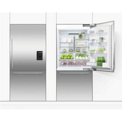 Fisher Paykel RS9120WRU1 91cm Integrated Fridge Freezer Right Hinged With Ice & Water