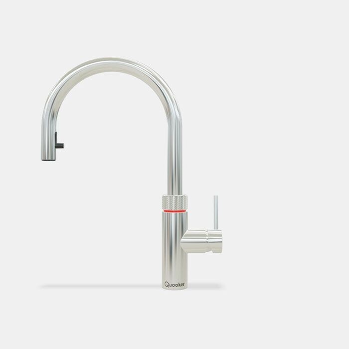 Quooker Flex Water Tap, Finish: Polished Chrome