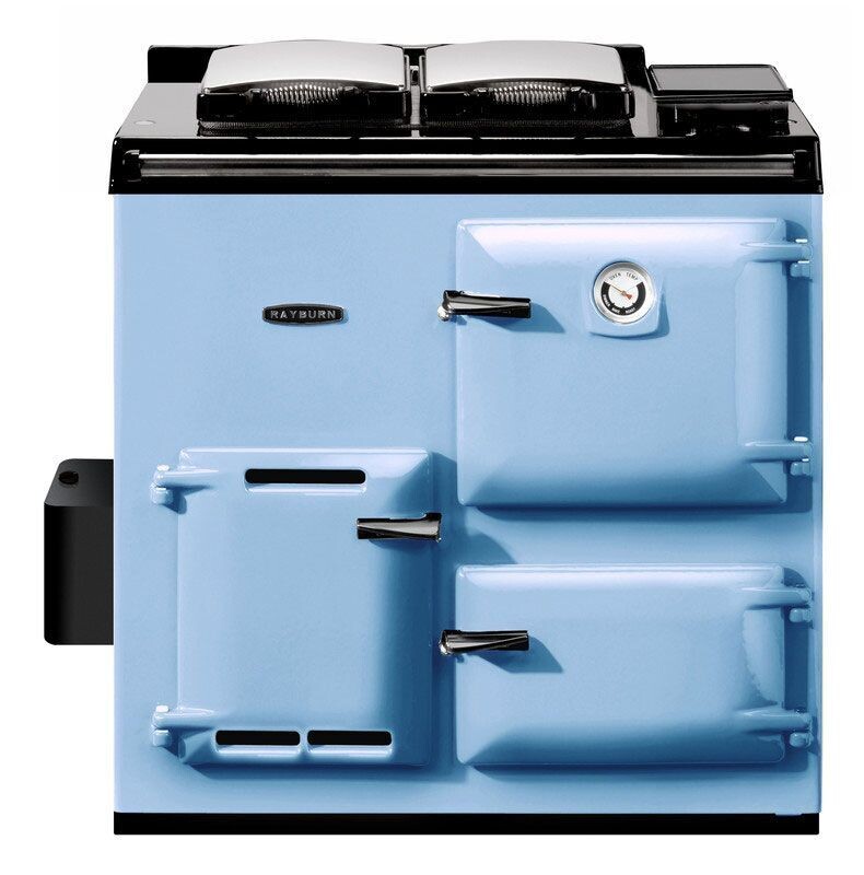 Rayburn 300 Series 308K Oil Range Cooker - RO30OFORKO, Colour: Duck Egg Blue