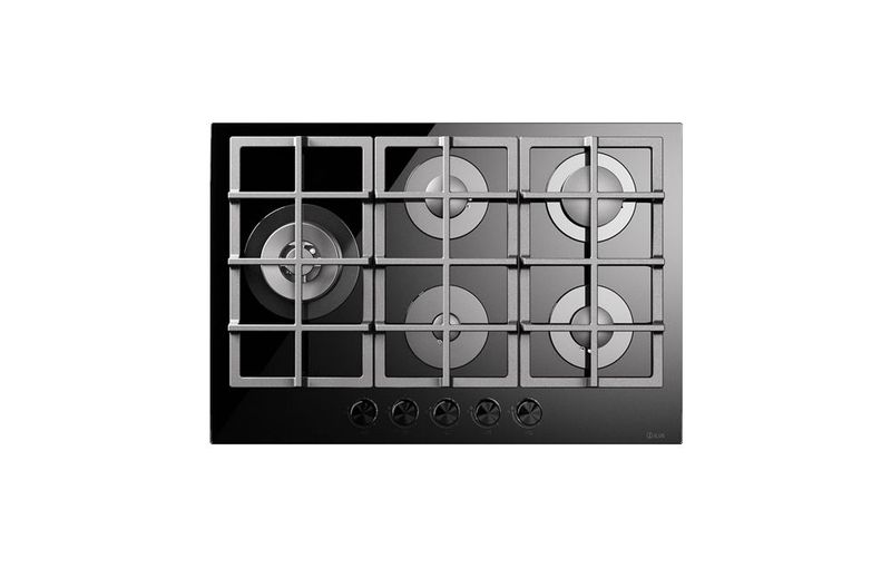 ILVE Nero 5 Burner Gas Hob 75cm - HCG75SCK