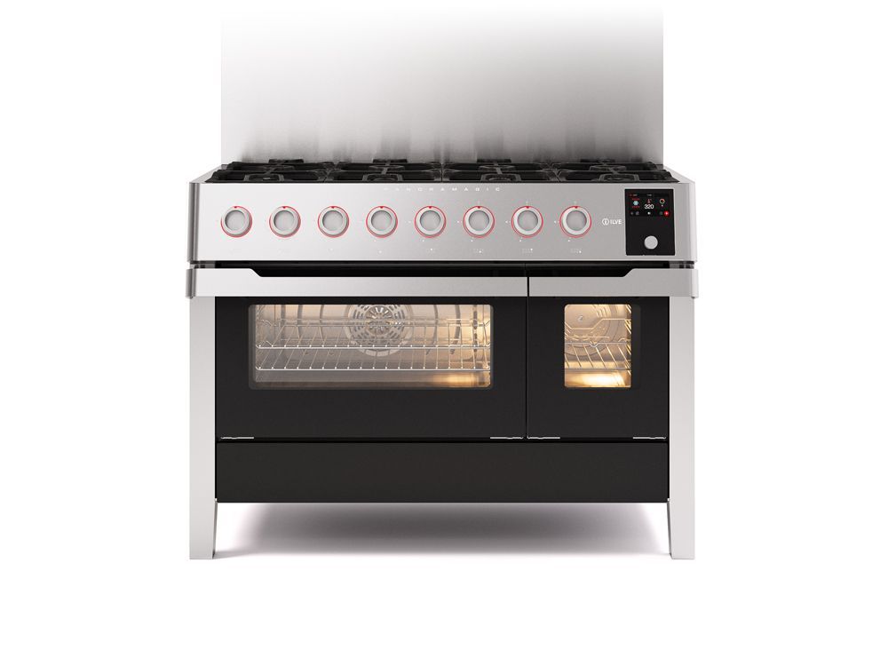 ILVE Panoramagic 120cm 8 Burner Range Cooker