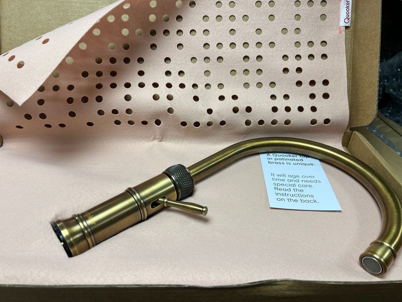 Ex Display UNUSED Quooker Classic Fusion Round Hot water Tap