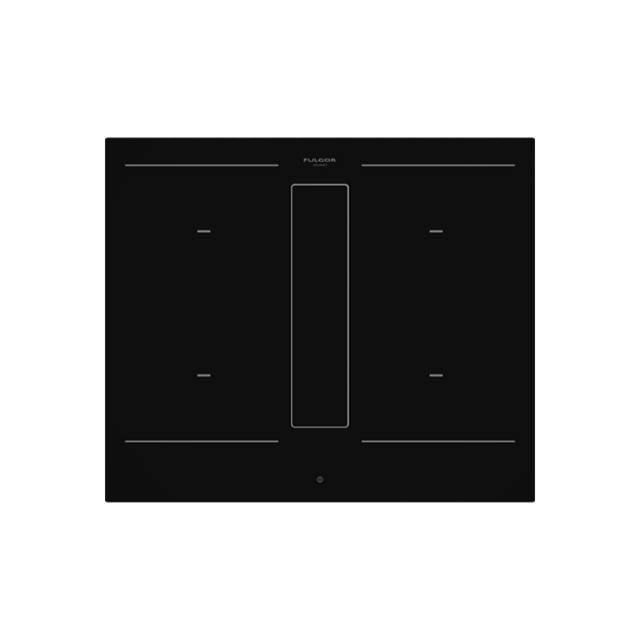 Fulgor Milano 60cm Aria+ Induction Hob with Hood - FHH 600 ID TC BK