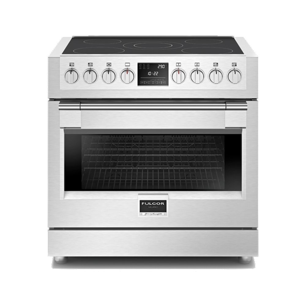 Fulgor Milano Sofia 36 Professional Freestanding Series Induction - FSRC 3605 P MI MK 2F MBK, Colour: Stainless Steel