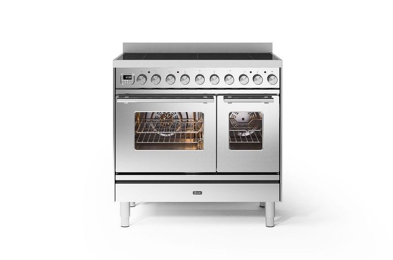 ILVE Roma  90cm Twin Induction Double Oven Range Cooker - PDI096WE3
