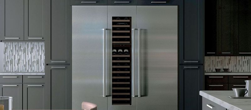 Sub-Zero Column Fridge Freezer Wine Cooler Set OUTLET Clearance ICBIC-24Fi ICBIC-24R