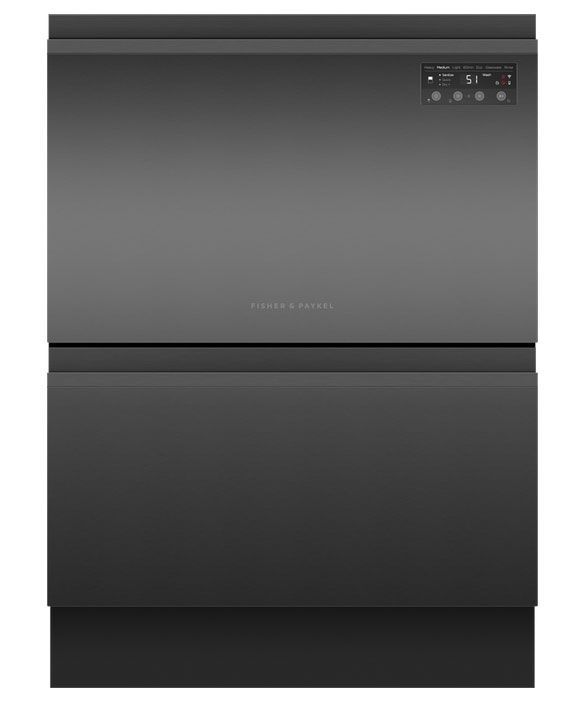 Fisher & Paykel Contemporary Double DishDrawer Dishwasher - DD60D2HNB9