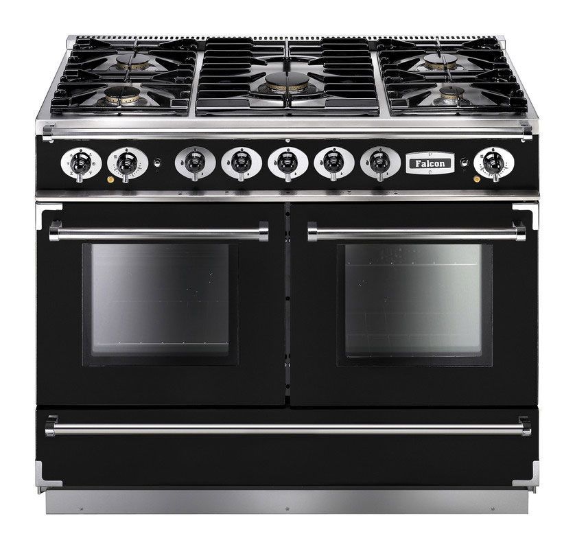 Falcon Continental 1092 Dual Fuel Range Cooker - FCON1092DF, Colour: Black