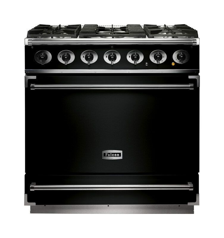Falcon S 900 Dual Fuel Range Cooker - F900SDF, Colour: Black