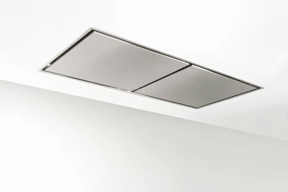Novy Ceiling unit Maxi Pureline 855 / 856, Colour: Stainless Steel